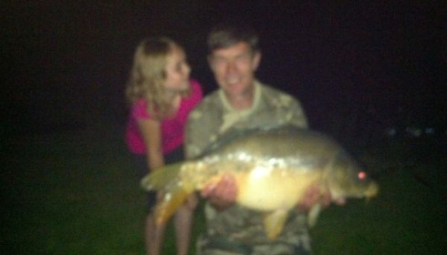 A carp from Lillypool, Gaz `n` Eloise, Aug 2011