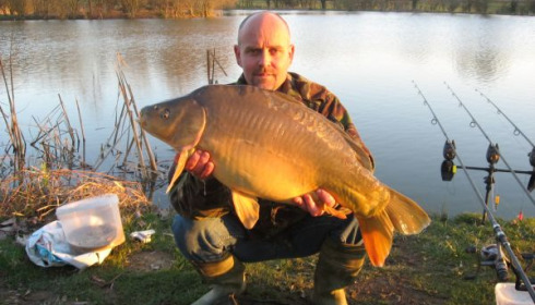 A 27 lb carp from Lillypool, Jay, Mar 2011