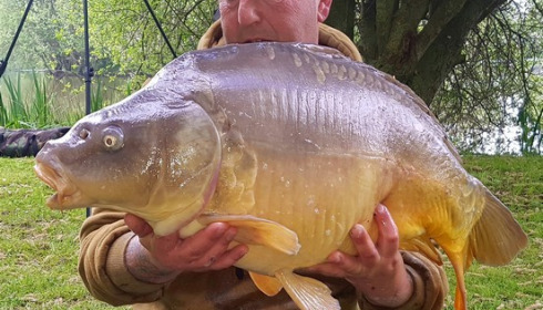 A 32 lb 5 oz carp from Lillypool, Marko Kew, May 2017
