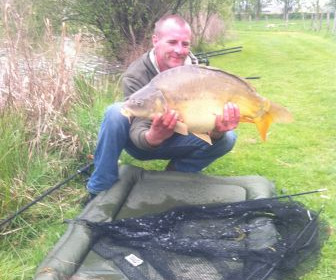 A 24 lb 8 oz carp from Lillypool, mark