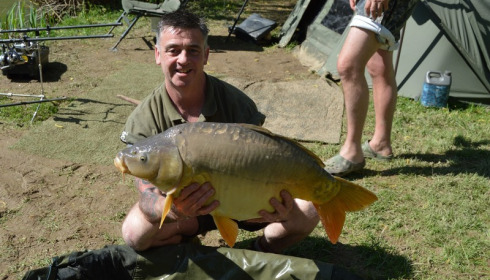 A 28 lb 5 oz carp from Lillypool, Graham Moore, Apr 2018
