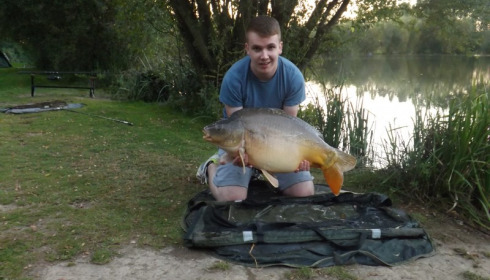 A 31 lb carp from Lillypool, Aaron Brigginshaw, Sep 2014