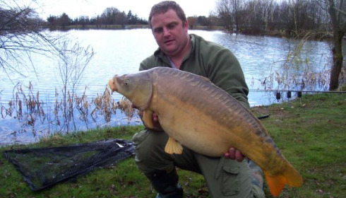 A 28 lb 8 oz carp from Lillypool, Mar 2010