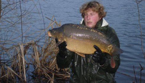 A carp from Lillypool, One of the new stock added in January, Jan 2011