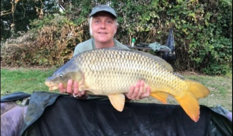 A 20 lb carp from Lillypool, Jane Barber, Aug 2019