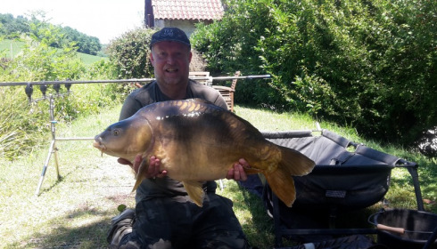 A 30 lb 10 oz carp from Mas Bas Lotus Lake, David Haywood, Jul 2017