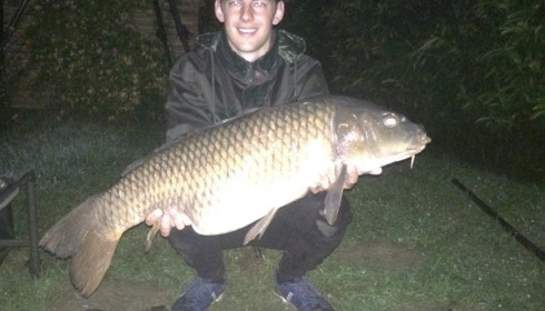 A 28 lb carp from Mas Bas Lotus Lake, Lloyd Benson, Jun 2016
