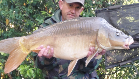 A 20 lb 1 oz carp from Mas Bas Lotus Lake, Daniel Newton, Aug 2022
