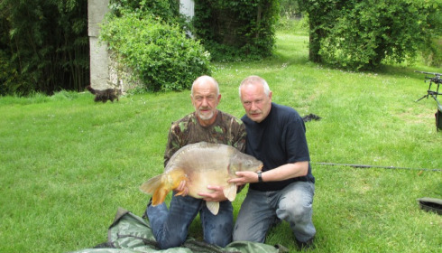 A carp from Mas Bas Lotus Lake, Alan Stothard, May 2014