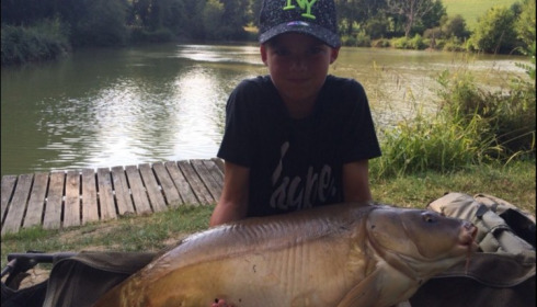 A carp from Mas Bas Lotus Lake, Jul 2018