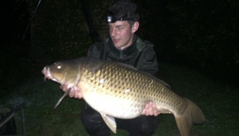 A 30 lb carp from Mas Bas Lotus Lake, Lloyd Benson, Jun 2016