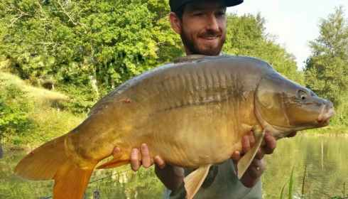 A carp from Mas Bas Lotus Lake, Stu Smith, Aug 2017