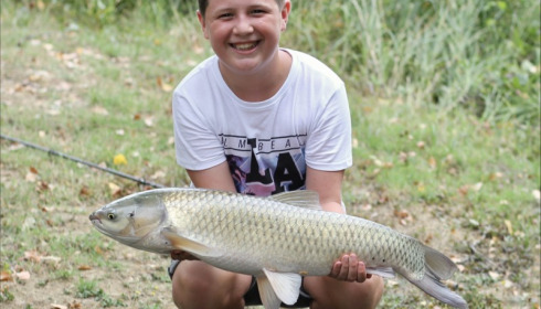 A grass carp from Mas Bas Lotus Lake, Thomas Harbour , Aug 2018