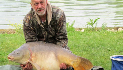 A carp from Mas Bas Lotus Lake, Alan Stothard, May 2014