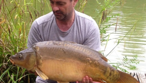 A carp from Mas Bas Lotus Lake, James Harford, Jul 2014