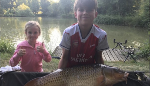 A carp from Mas Bas Lotus Lake, Jul 2018