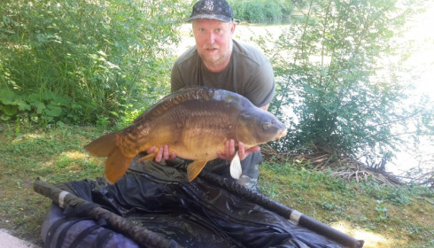 A 30 lb 6 oz carp from Mas Bas Lotus Lake, David Haywood, Jul 2017