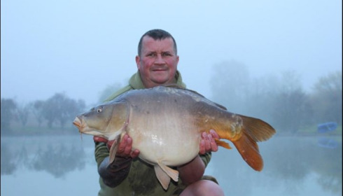 A carp from Mas Bas Main Lake, McIntyre Party, Apr 2019