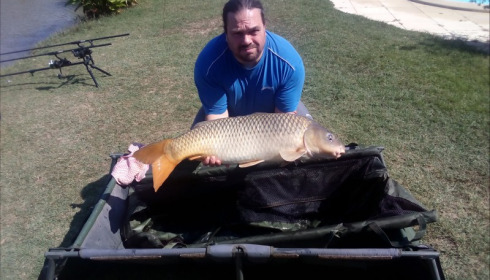 A carp from Mas Bas Main Lake, Ian Hoggins, Sep 2018