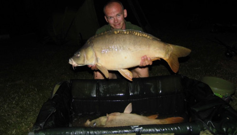 A carp from Mas Bas Main Lake, Martin Earlam, Aug 2014