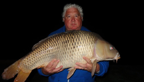 A 34 lb 14 oz grass carp from Mas Bas Main Lake, Francis Reid, Sep 2015