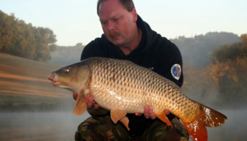 A carp from Mas Bas Main Lake, Sander Beijderwellen , Oct 2014