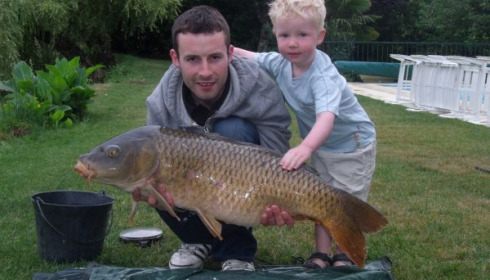 A carp from Mas Bas Main Lake, The McCarthy Family, Jun 2009