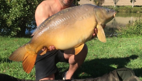 A carp from Mas Bas Main Lake, Alan Hicks, Oct 2017