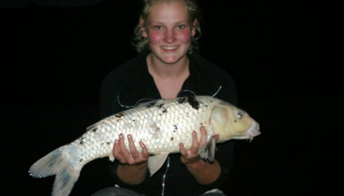 A carp from Mas Bas Main Lake, Sander Beijderwellen , Oct 2014