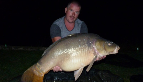 A carp from Mas Bas Main Lake, Mark Cannon, Jul 2014