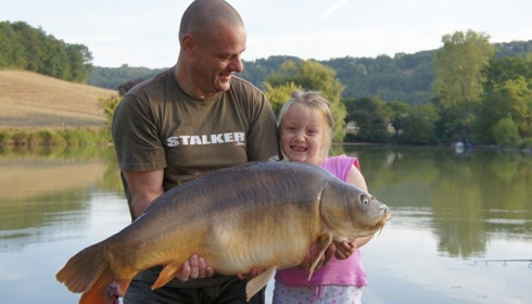 A 41 lb 11 oz carp from Mas Bas Main Lake, David Hopkins, Sep 2012