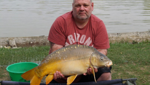 A carp from Mas Bas Main Lake, Martin Rowan, Oct 2016