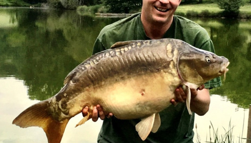 A carp from Mas Bas Main Lake, Paul Braham, May 2017