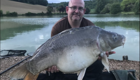 A carp from Mas Bas Main Lake, Stephen Clark, May 2019