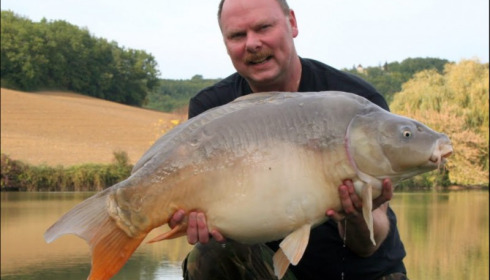 A carp from Mas Bas Main Lake, Sander Beijderwellen, Oct 2019