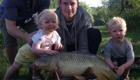A carp from Mas Bas Main Lake, The McCarthy Family, Jun 2009