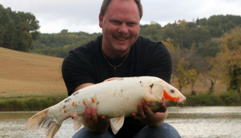 A carp from Mas Bas Main Lake, Sander Beijderwellen , Oct 2014
