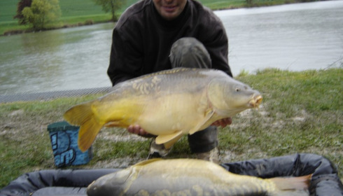 A 22 lb carp from Mas Bas Main Lake, michael, Apr 2012
