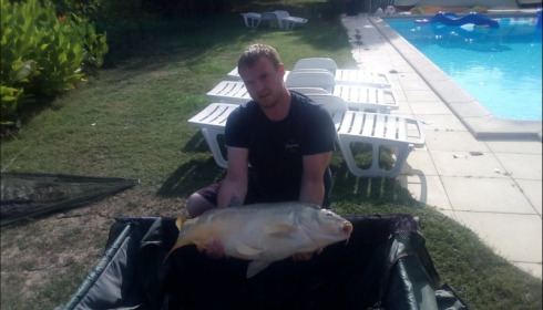 A carp from Mas Bas Main Lake, Dean Hoggins, Sep 2018