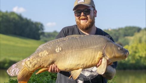 A carp from Mas Bas Main Lake, James Edward Higginson, Aug 2018