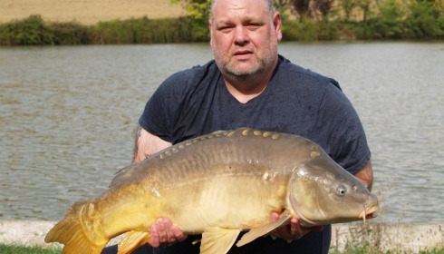 A carp from Mas Bas Main Lake, Martin Rowan, Oct 2016