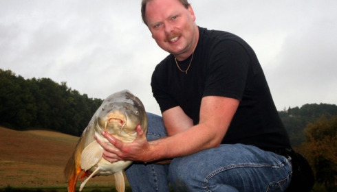 A 34 lb 13 oz carp from Mas Bas Main Lake, Sander Beijderwellen , Oct 2014