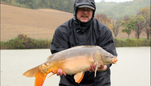 A carp from Mas Bas Main Lake, Sander Beijderwellen, Oct 2019