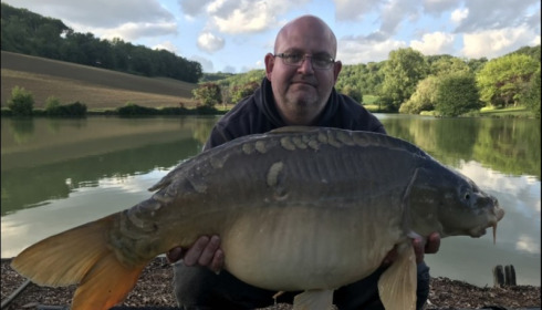 A carp from Mas Bas Main Lake, Stephen Clark, May 2019