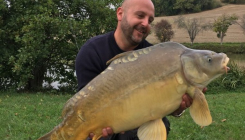 A carp from Mas Bas Main Lake, Alan Hicks, Oct 2017
