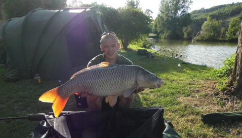 A carp from Mas Bas Main Lake, Martin Earlam, Aug 2014