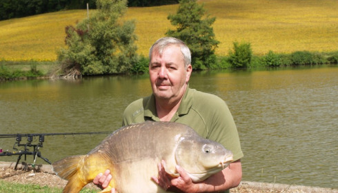 A 47 lb 8 oz carp from Mas Bas Main Lake, Martin Rowan, Sep 2017