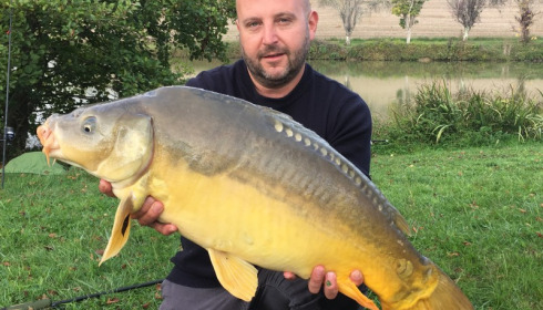 A carp from Mas Bas Main Lake, Alan Hicks, Oct 2017