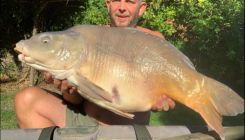 A carp from Mas Bas Main Lake, Sep 2019