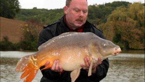 A carp from Mas Bas Main Lake, Sander Beijderwellen, Oct 2019